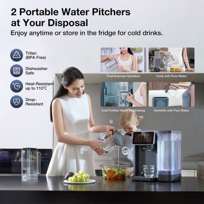 Jimmy R9 Umkehrosmose-Wasserfilter Heißwasser 7-Stufen-Filtration