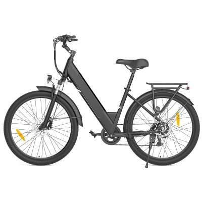 Touroll J1 Pro Trekking E-Bike 100 km 15,6 Ah Hydraulikbremsen Schwarz