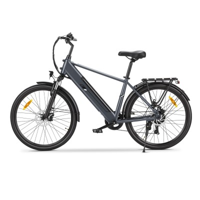 Touroll J2 Step-over City E-Bike 100km 45 Nm Grau