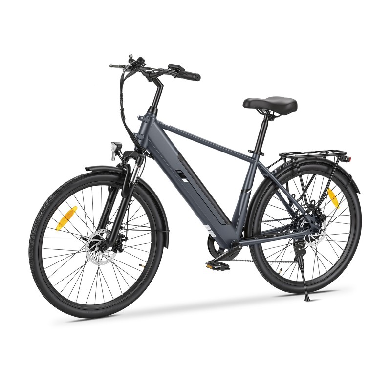 Touroll J2 Step-over City E-Bike 100km 45 Nm Grau