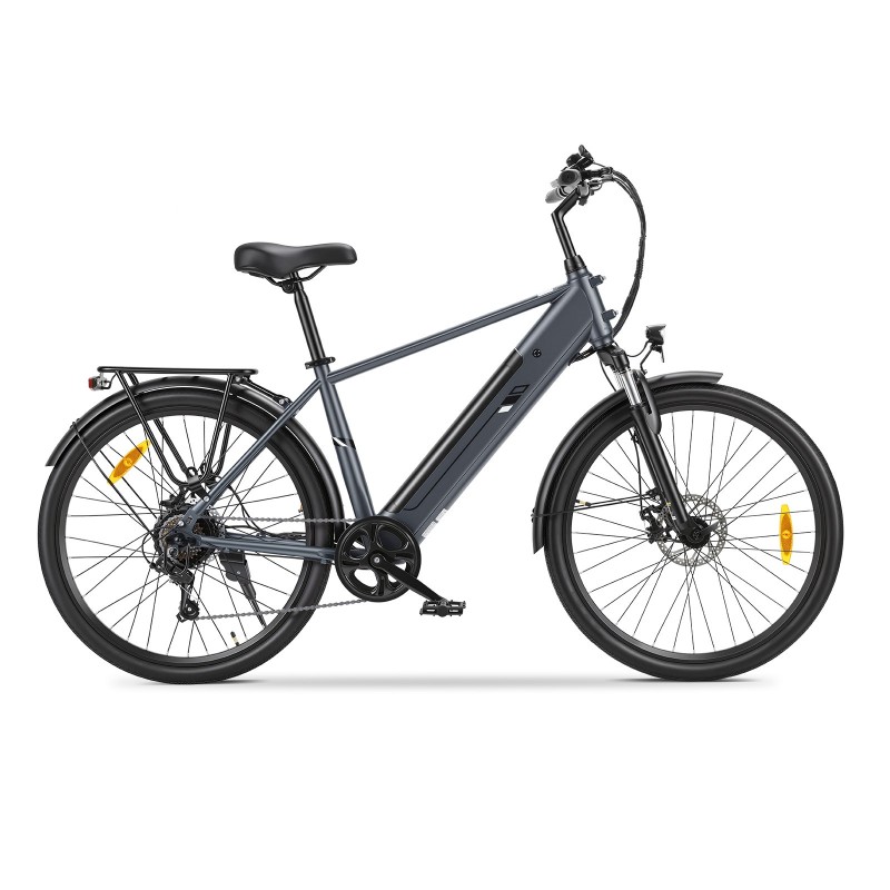 Touroll J2 Step-over City E-Bike 100km 45 Nm Grau