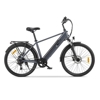 Touroll J2 Step-over City E-Bike 100km 45 Nm Grau
