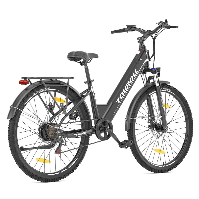 Touroll J1 ST Trekking E-Bike 250W | 100 km Reichweite | StVZO-Licht