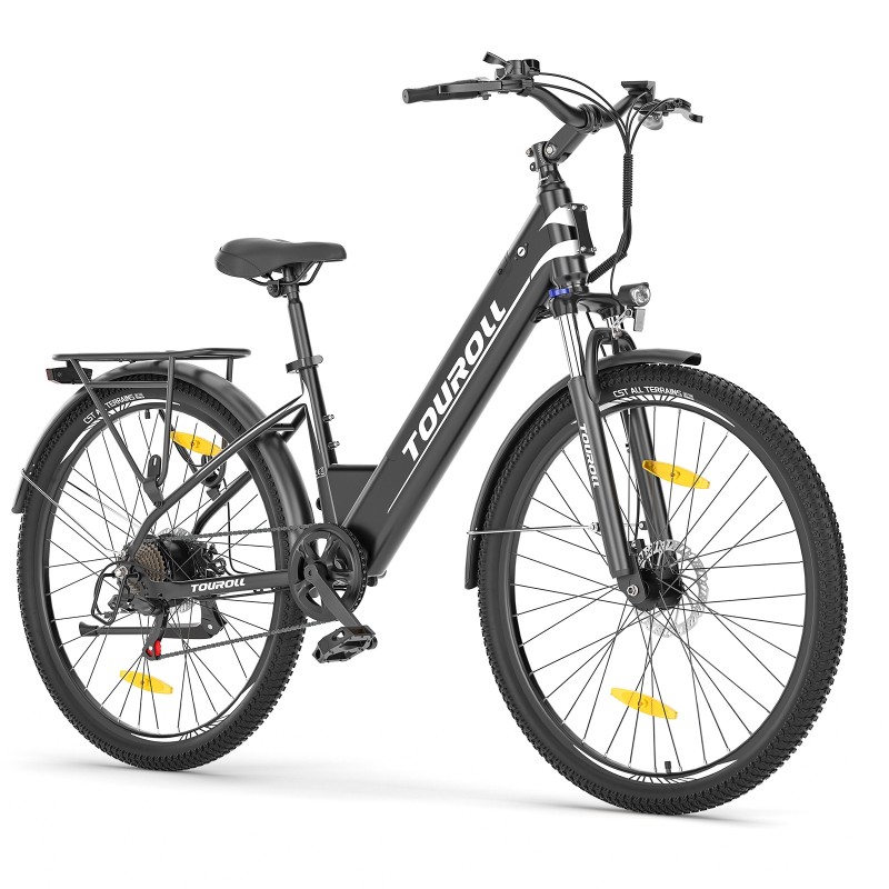 Touroll J1 ST Trekking E-Bike 250W | 100 km Reichweite | StVZO-Licht