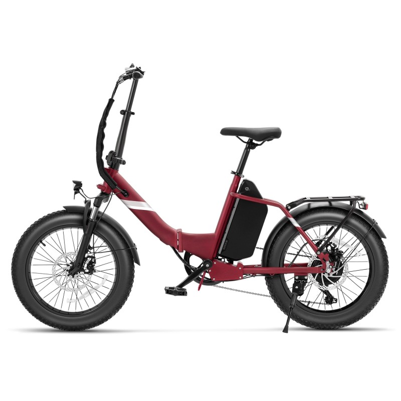 Touroll S3 Pro Klapp-Fatbike Pedelec 27Ah Akku 195 km StVZO 25km/h Rot