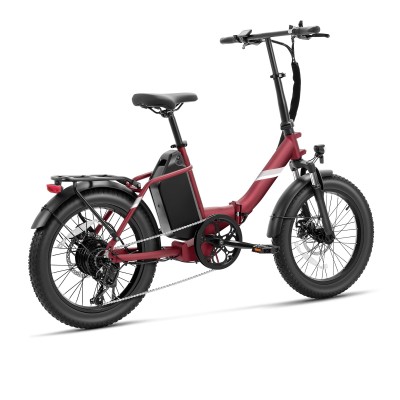 Touroll S3 Pro Klapp-Fatbike Pedelec 27Ah Akku 195 km StVZO 25km/h Rot