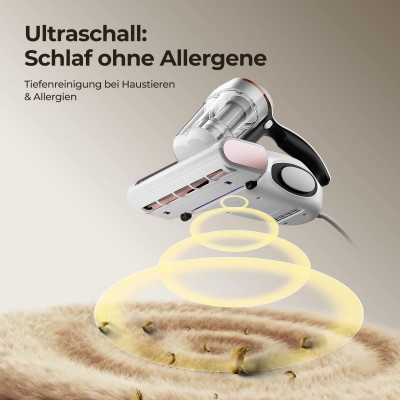 JIGOO J300 Milbensauger – UV‑C & 13 kPa Matratzenreiniger