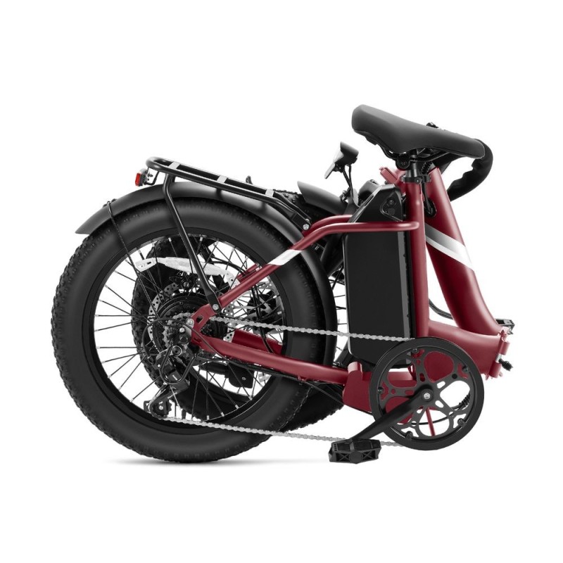 Touroll S3 Step-Thru Klapp-Fatbike City E-Bike 13Ah 65 km Reichweite Rot