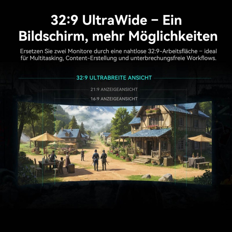 TITAN ARMY C49C1S 49" Ultra-Wide Gaming Monitor 240Hz