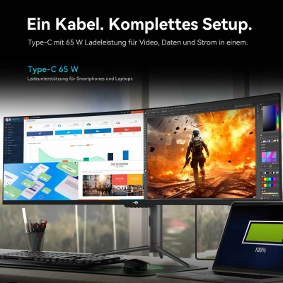 TITAN ARMY C49C1S 49" Ultra-Wide Gaming Monitor 240Hz