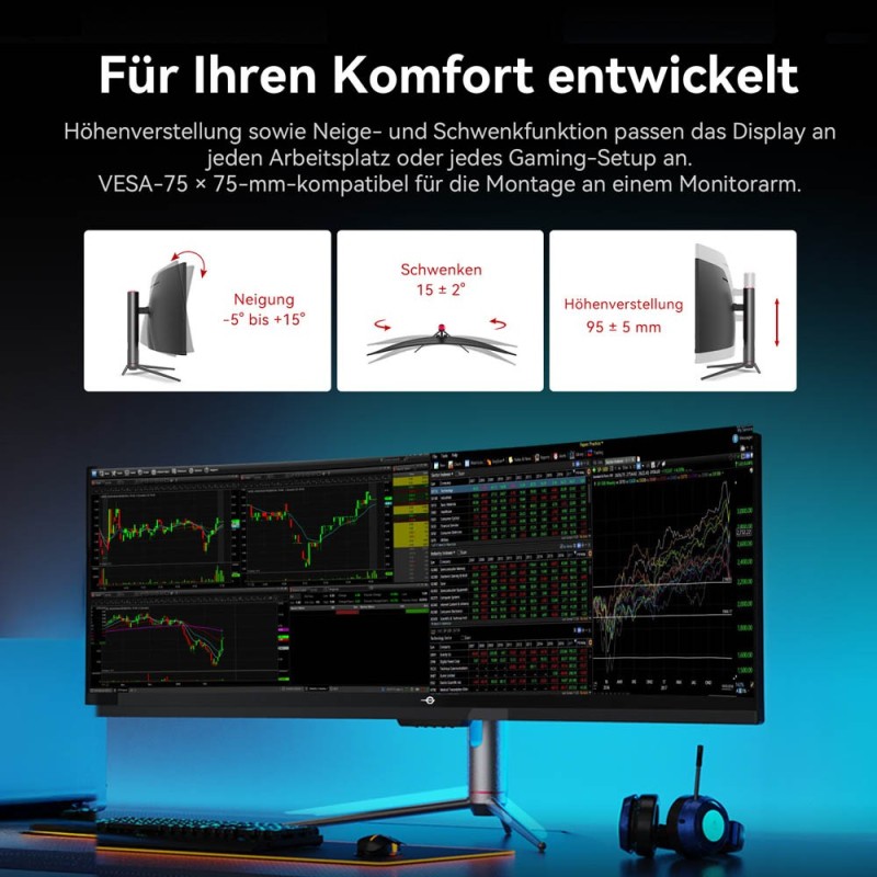 TITAN ARMY C49C1S 49" Ultra-Wide Gaming Monitor 240Hz