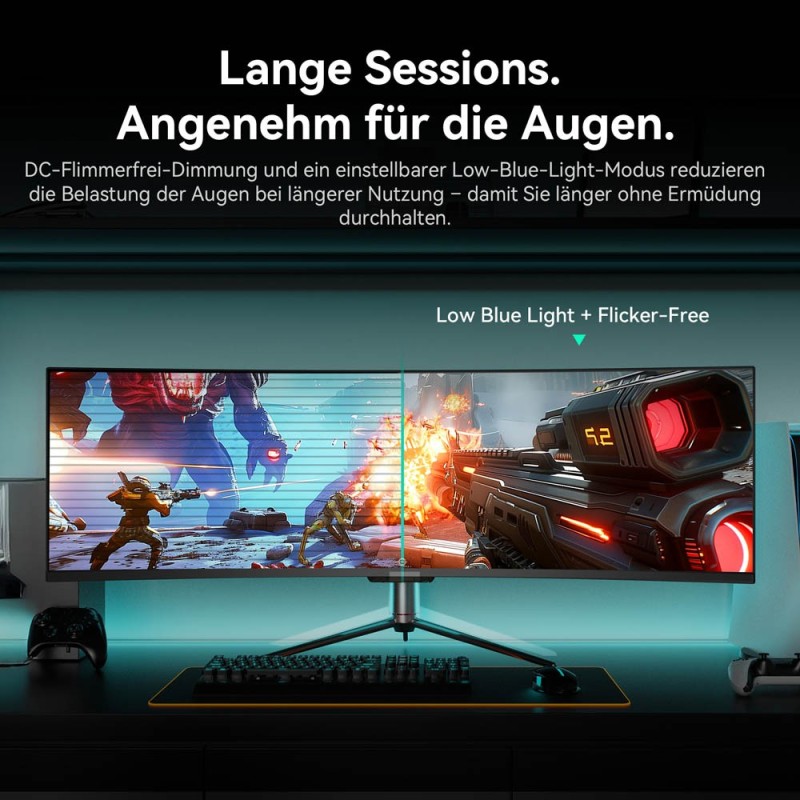 TITAN ARMY C49C1S 49" Ultra-Wide Gaming Monitor 240Hz