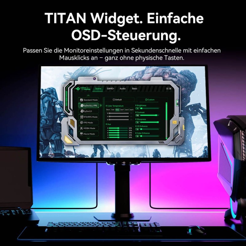 TITAN ARMY G2785S QD-OLED Gaming Monitor 240Hz QHD