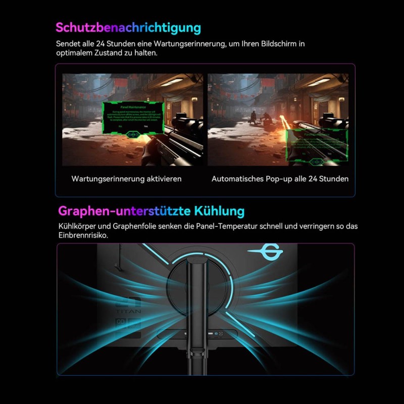 TITAN ARMY G2785S QD-OLED Gaming Monitor 240Hz QHD