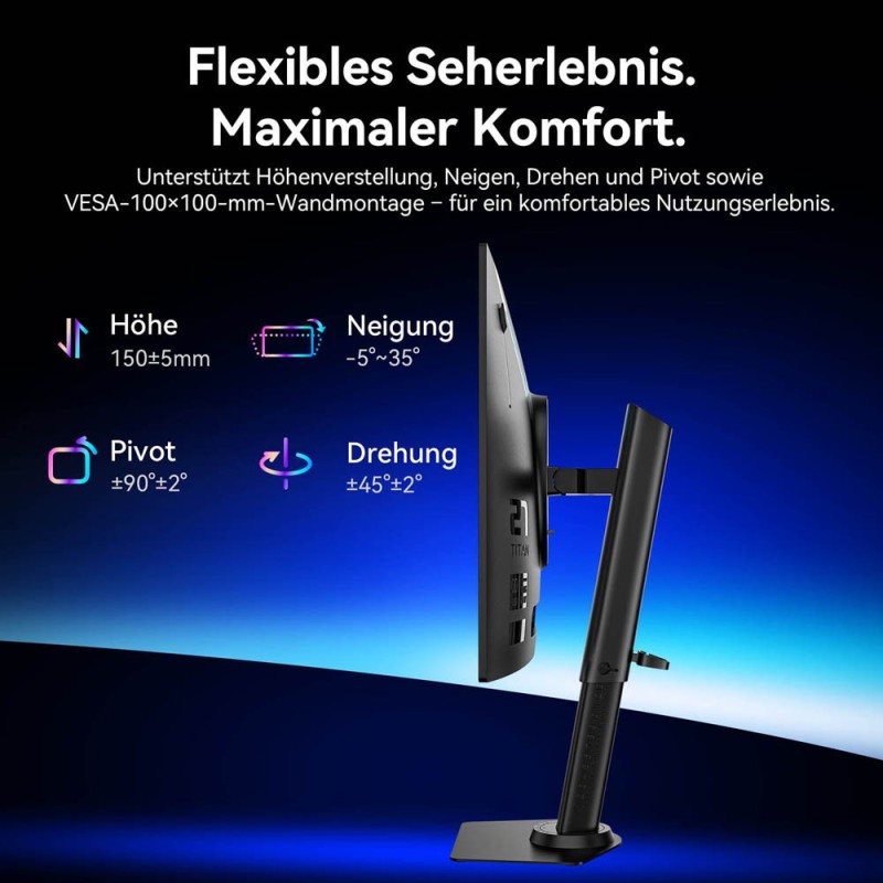 TITAN ARMY G2785S QD-OLED Gaming Monitor 240Hz QHD