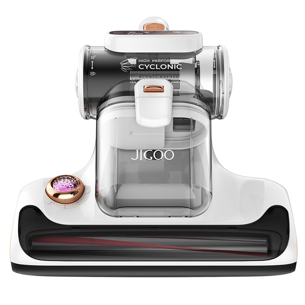 JIGOO T600 Milbensauger 700W 15kPa mit UV‑C & 60°C Heißluft Weiß