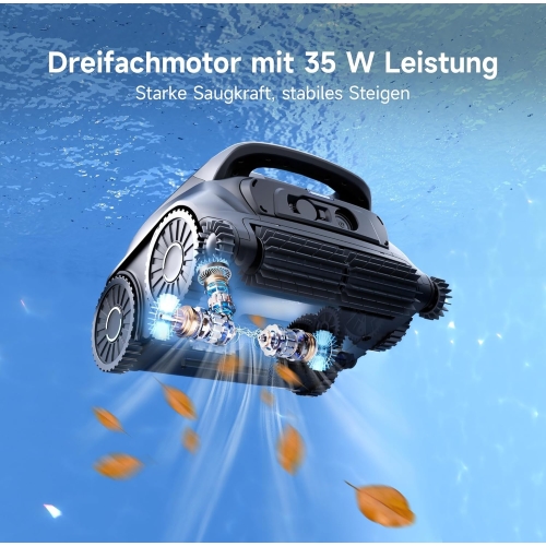 WYBOT B1 Poolroboter kabellos für kleine Pools 120 Min. Laufzeit 2