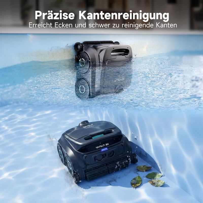WYBOT B1 Poolroboter kabellos für kleine Pools 120 Min. Laufzeit