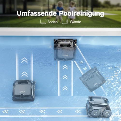 WYBOT B1 Poolroboter kabellos für kleine Pools 120 Min. Laufzeit