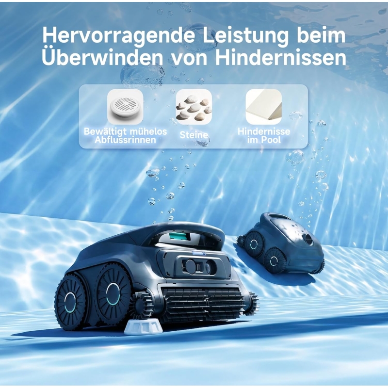 WYBOT B1 Poolroboter kabellos für kleine Pools 120 Min. Laufzeit