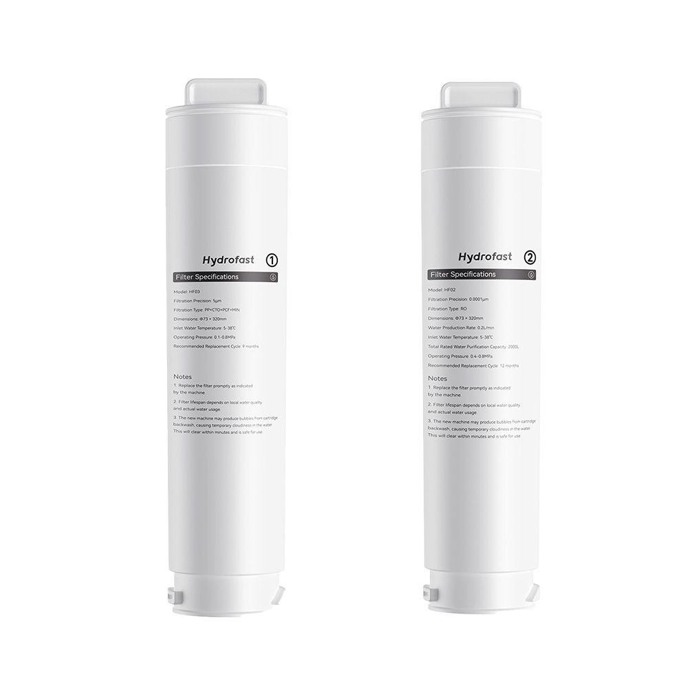Hydrofast HF02 + HF03 Filter-Set für W100 | RO + 4-in-1 Kompositfilter