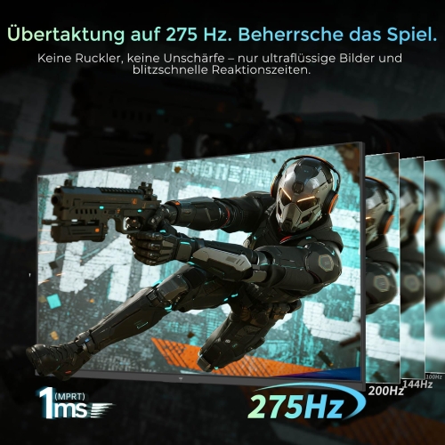 KTC H27E8 27 Zoll Gaming-Monitor QHD 2560 × 1440 275Hz HDR400 IPS-Panel 2