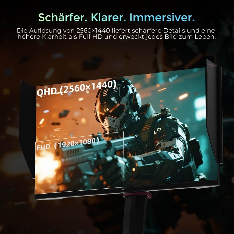 KTC H27E8 27 Zoll Gaming-Monitor QHD 2560 × 1440 275Hz HDR400 IPS-Panel