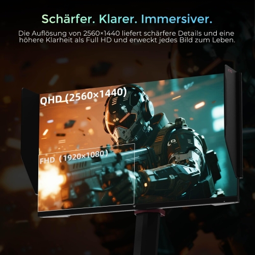 KTC H27E8 27 Zoll Gaming-Monitor QHD 2560 × 1440 275Hz HDR400 IPS-Panel