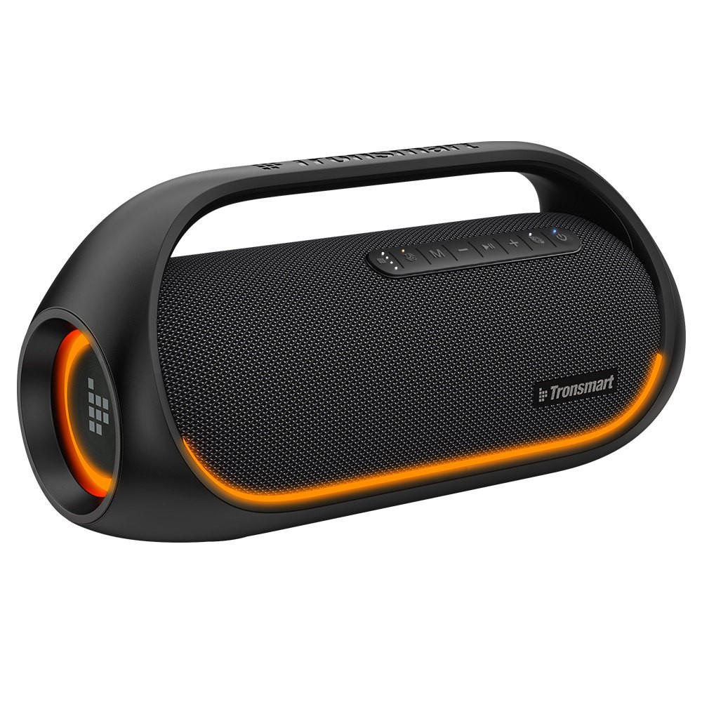 Altavoz Bluetooth Tronsmart Bang para Fiestas con Audio de Alta Resolución sin Pérdidas, 60W, Bajos Potentes, Control por Aplicación, Asa Portátil, para Exteriores