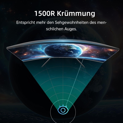 KTC H32S17F Curved Gaming-Monitor 32 Zoll FHD 1920 × 1080 HVA-Panel 240Hz 1500R