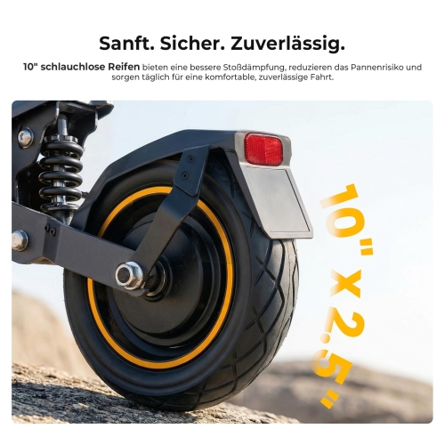 Ausom K20 E-Scooter für Pendler 70 km Reichweite 1100W