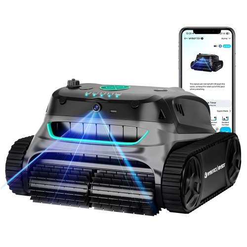 WYBOT S2 Vision Kabelloser Poolroboter mit KI-Kamera für Pools bis 300 m²
