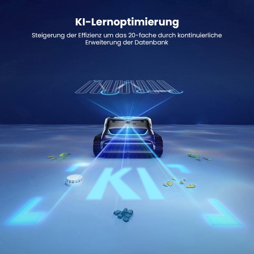WYBOT S2 Vision Kabelloser Poolroboter mit KI-Kamera für Pools bis 300 m²