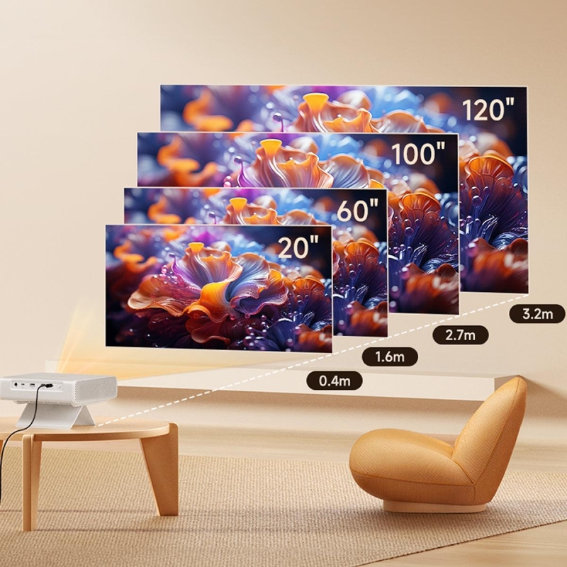 ETOE Dolphin 2 Beamer RGB Laser Google TV Akku