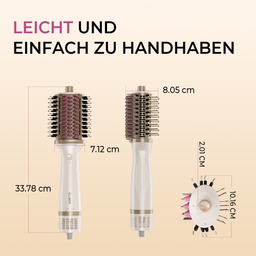 GOMYTH V1 5-in-1 Warmluftbürste 1200W Ionen-Technologie