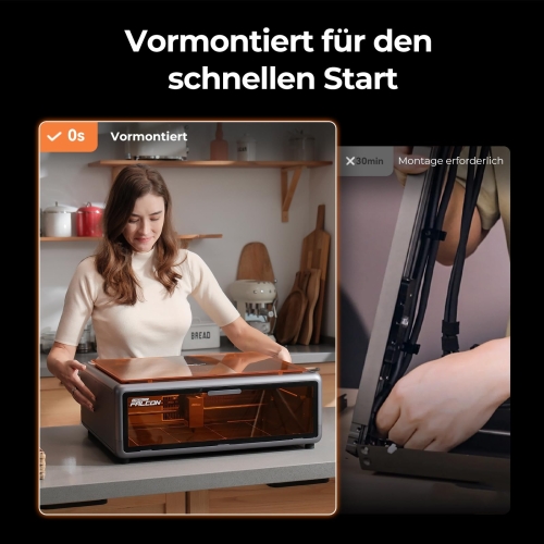 Creality Falcon A1 10W Lasergravierer und Schneider mit Kamera