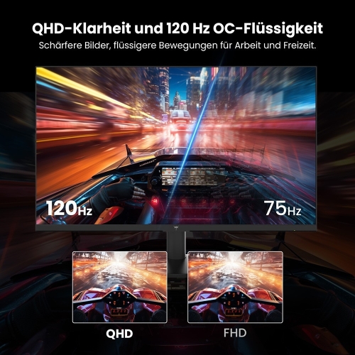 KTC H27T27 27 Zoll QHD Monitor Fast IPS 120Hz 99% sRGB
