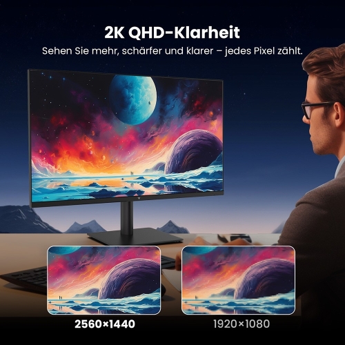 KTC H27T27 27 Zoll QHD Monitor Fast IPS 120Hz 99% sRGB