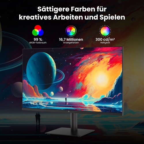 KTC H27T27 27 Zoll QHD Monitor Fast IPS 120Hz 99% sRGB