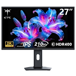 KTC H27T7P-2 Gaming Monitor 2560 × 1440 QHD, 27 Zoll, 210Hz OC, Fast IPS, HDR400