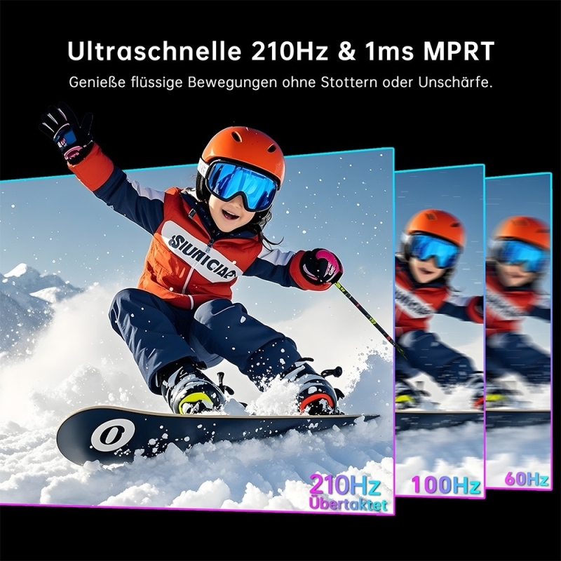 KTC H27T7P-2 27 Zoll Gaming Monitor QHD 210Hz Fast IPS HDR400
