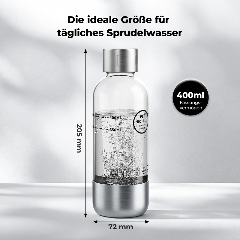 Hydrofast BUB01 PET-Sprudelflasche 400 ml für C300