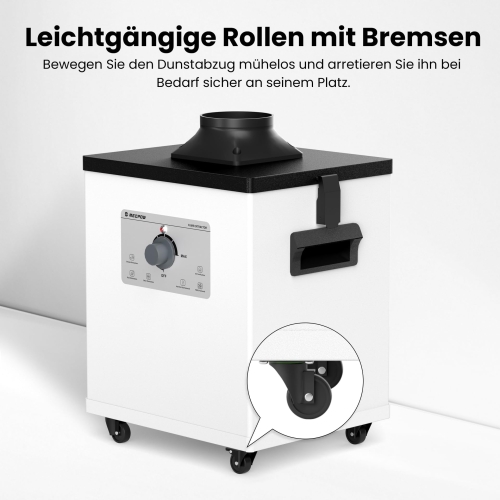 Mecpow X4 Pro 22W Lasergravierer mit P150 Rauchabsaugung Set