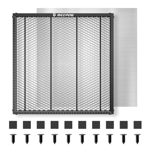 Mecpow H33 Honeycomb-Wabenarbeitsplatte 360 × 360 mm für Lasergravierer 2