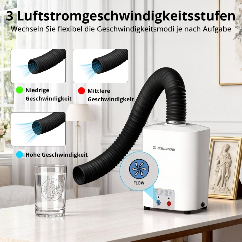 Mecpow P50 Rauchabsaugung für Lasergravierer 50W HEPA