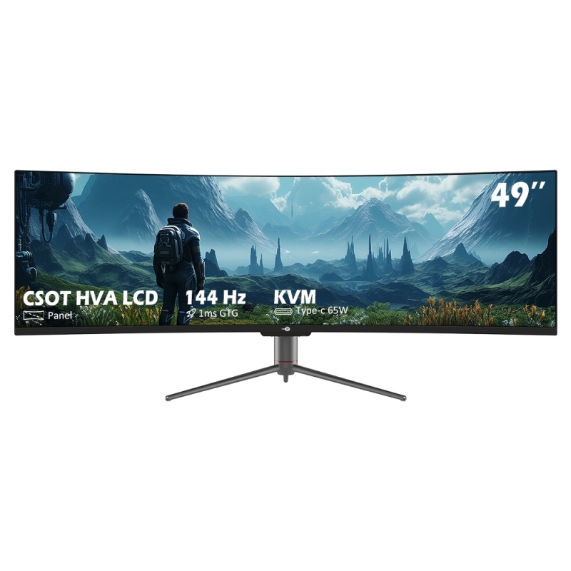 TITAN ARMY C49SHC 49 Zoll Gaming-Monitor 144Hz Curved