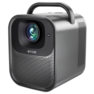 ETOE Seal Pro LCD Projektor, 1300 ANSI, Native 1080P, Google TV, Netflix zertifiziert, Autofokus, Dolby Audio