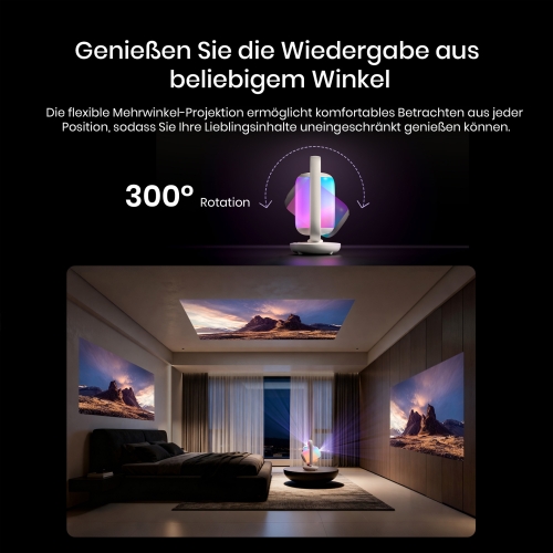 ETOE Starfish 2 Beamer Full HD 1080P mit Google TV