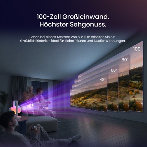 ETOE Starfish 2 Beamer Full HD 1080P mit Google TV