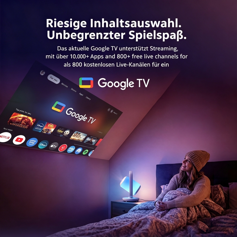 ETOE Starfish 2 Beamer Full HD 1080P mit Google TV